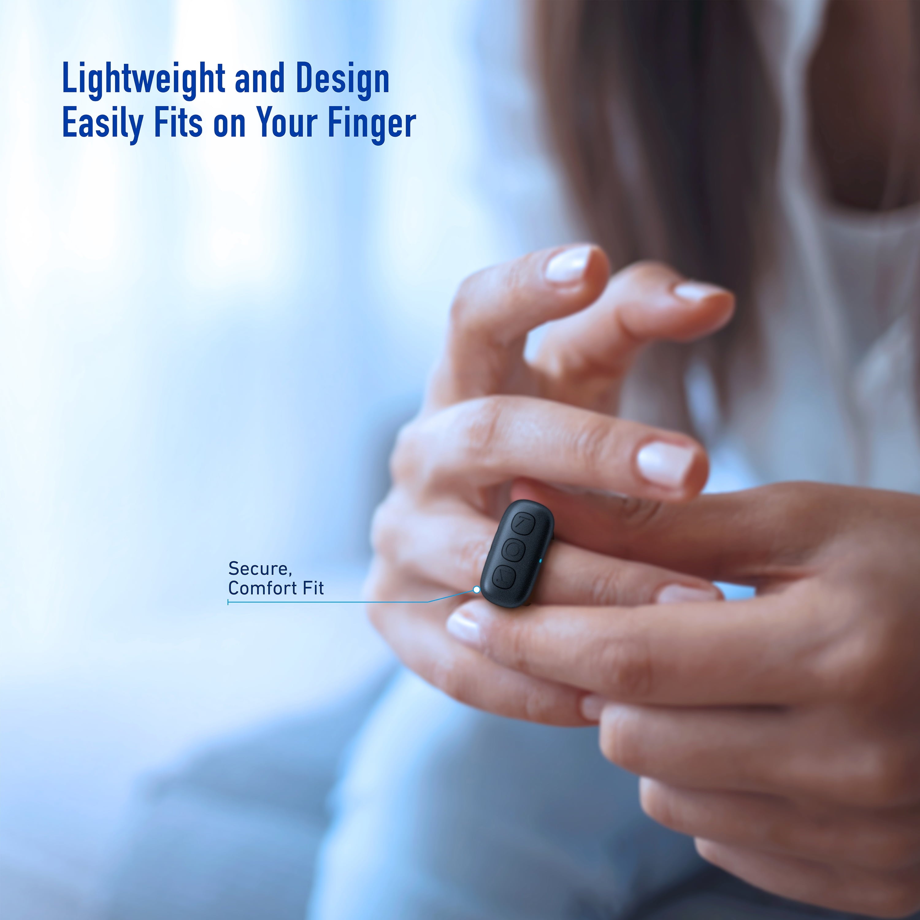 Hands-Free Bluetooth Ring – Scroll & Film Without Touching Your Phone