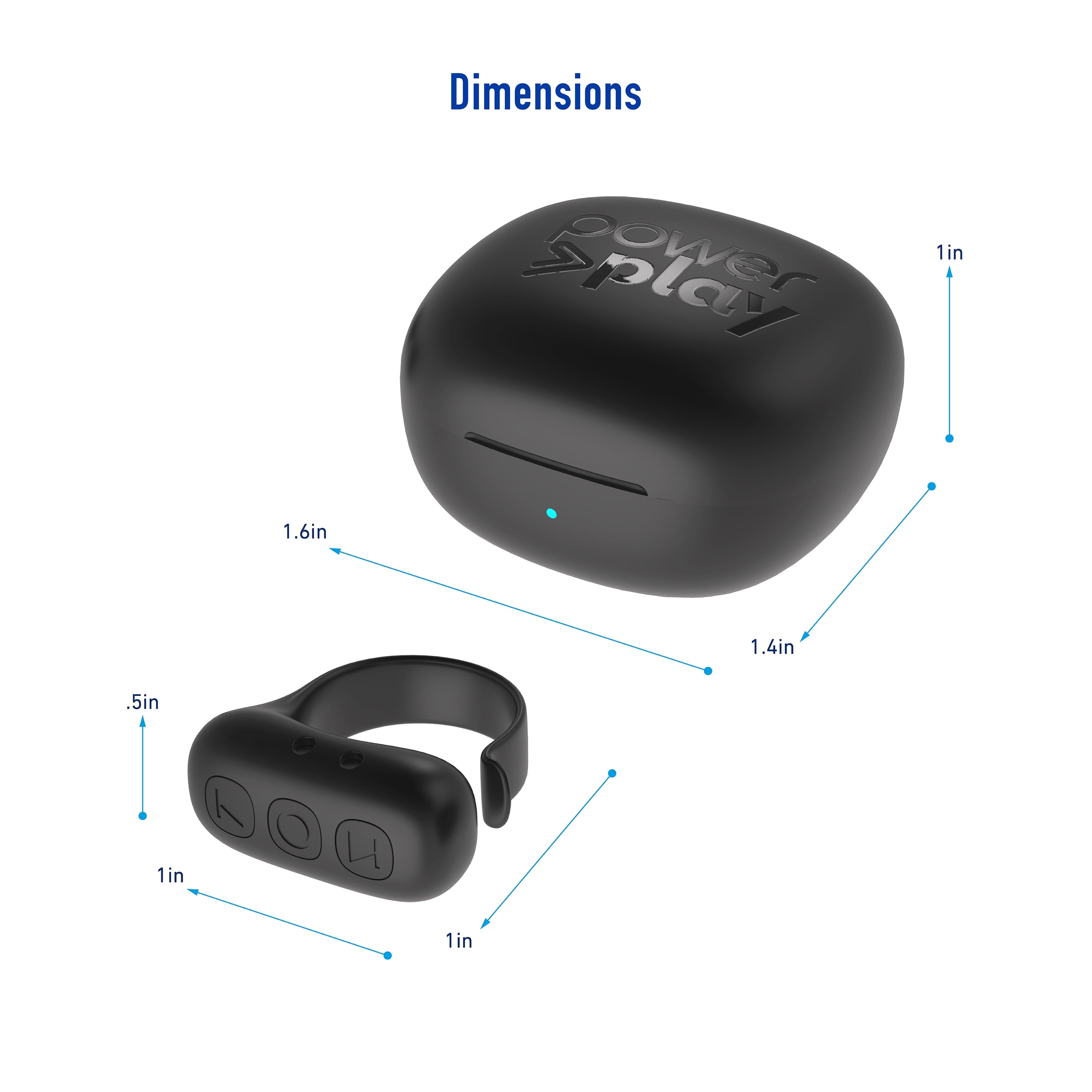 Hands-Free Bluetooth Ring – Scroll & Film Without Touching Your Phone